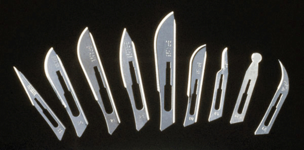 Becton-Dickinson 371215 Bard-Parker Stainless Steel Scalpel Blades Sterile #15 50/Bx Becton-Dickinson 371215 Bard-Parker Stainless Steel Scalpel Blades Sterile #15 50/Bx